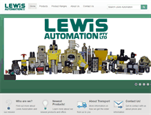 Tablet Screenshot of lewisautomation.com.au